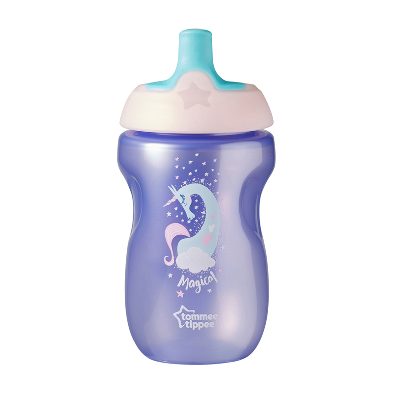 Tommee Tippee 471208 Športová fľaša 300 ml., 12m+ fialová ks