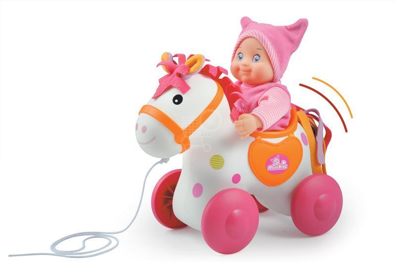 Smoby 160158 MiniKiss koník na ťahanie
