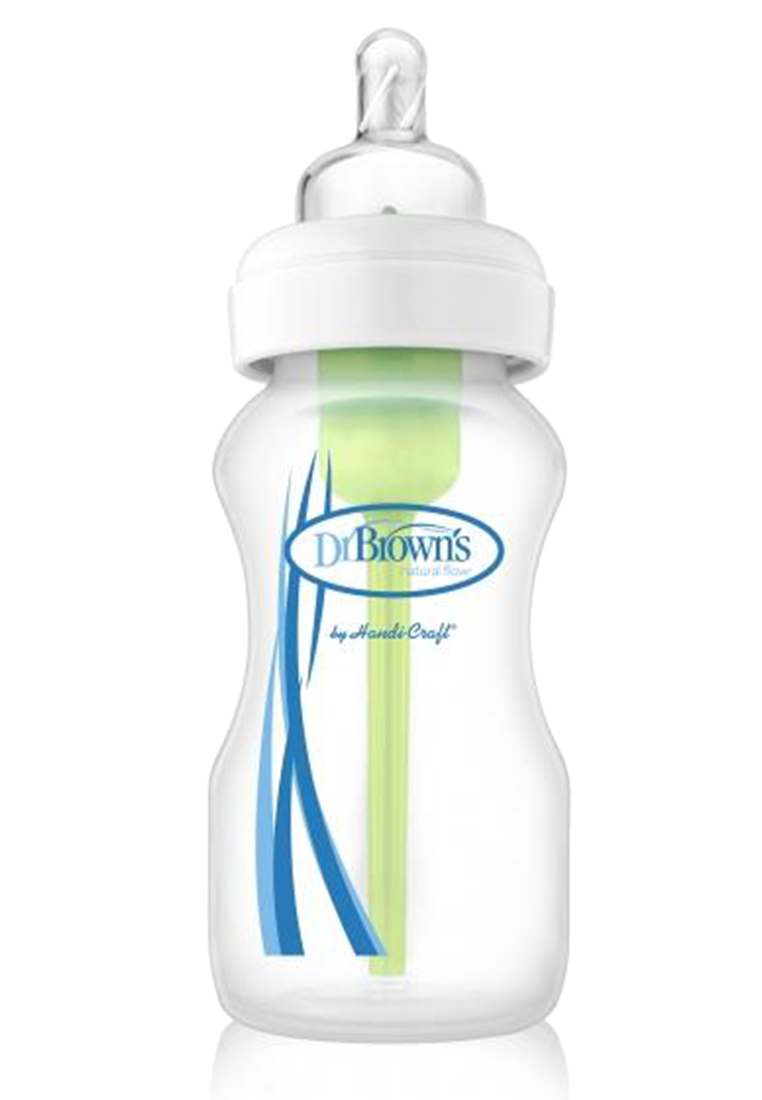 Dr. Brown's Sklenená Kojenecká fľaša Wide-Neck Options 270 ml WB9100