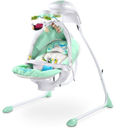 Caretero Detská hojdačka Bugies mint