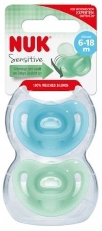 NUK 736433 Sensitive boy 6-18m, 2ks