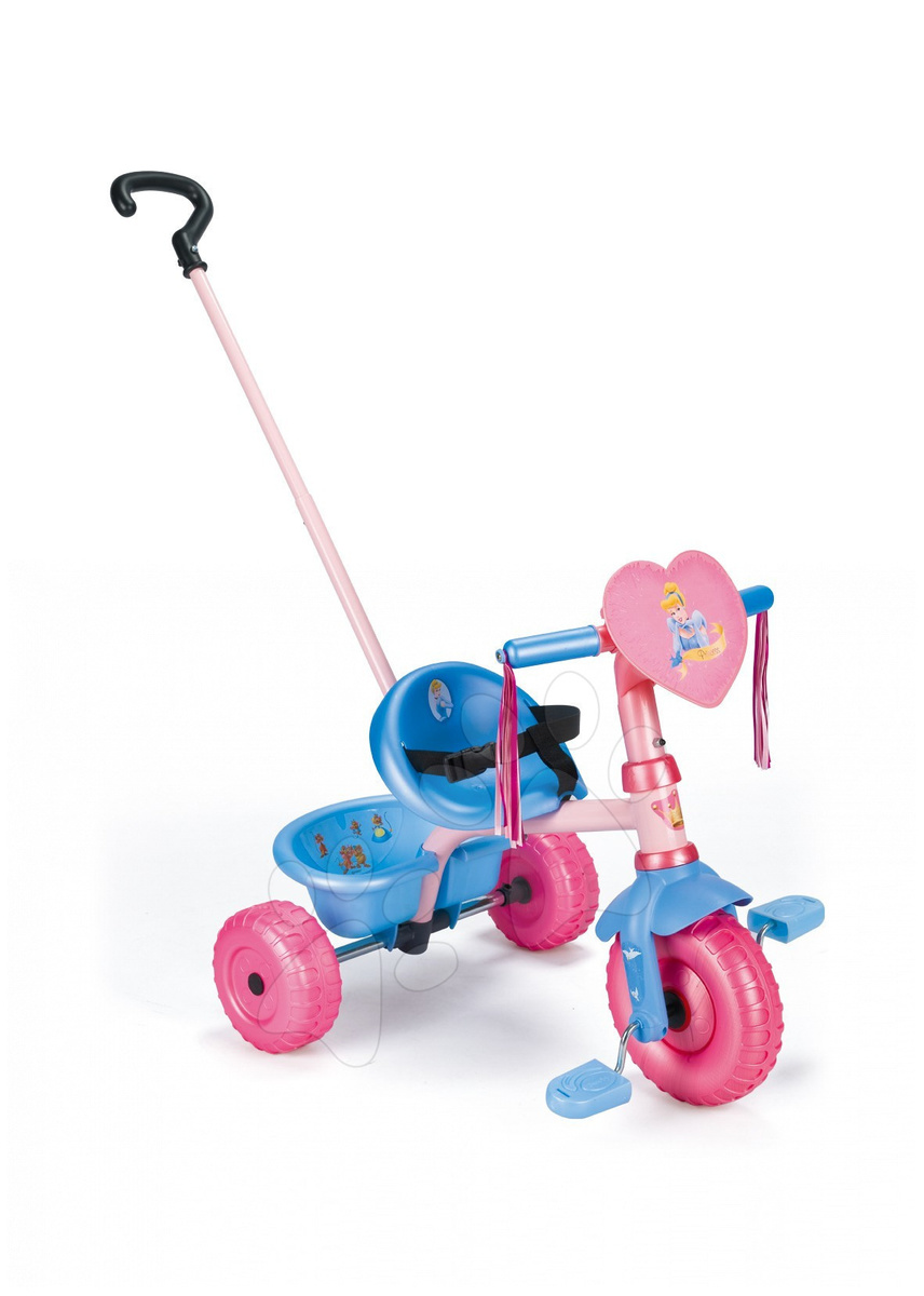 Smoby 444136 Trojkolka Be Fun Princeznné s vodiacou tyčou