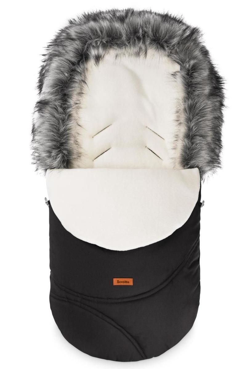 Sensillo Fusak Eskimo polar čierny 100x46cm