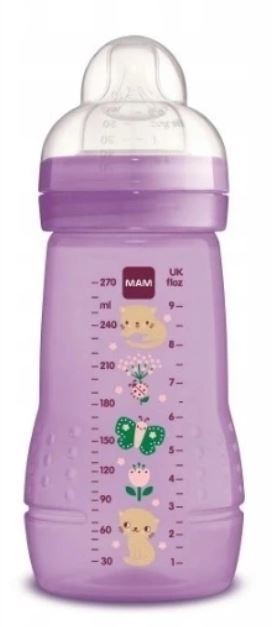MAM detská fľaša Easy Active™ Baby Bottle girl 270ml, 2m+
