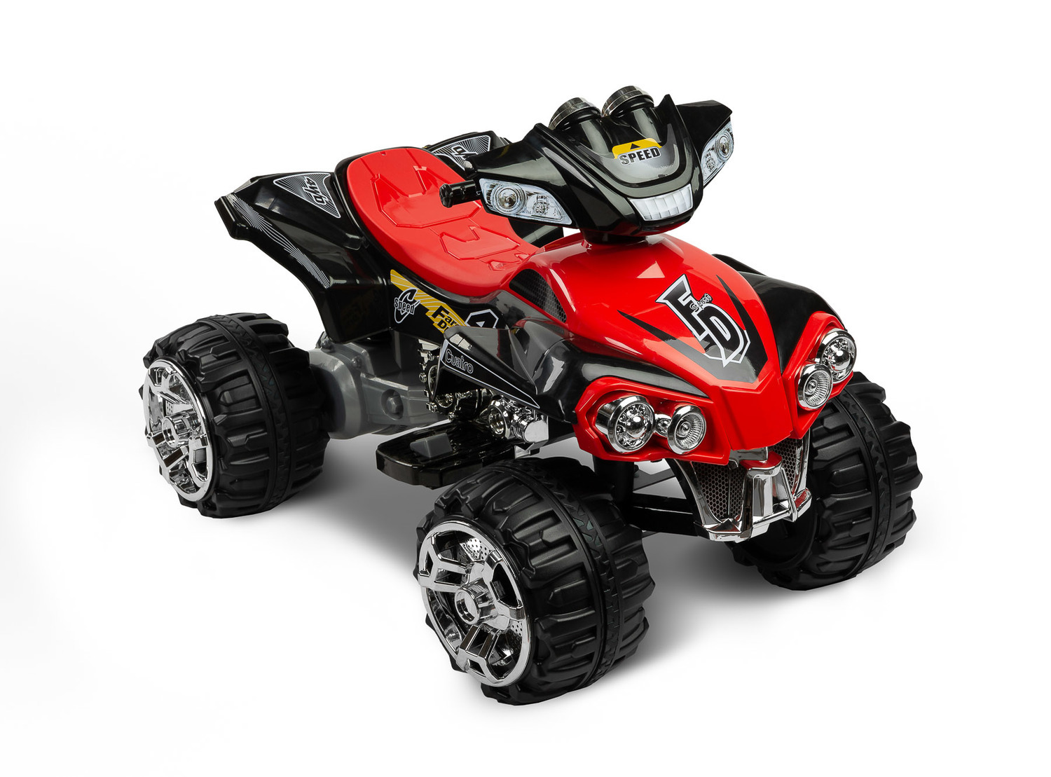 Toyz Elektrické vozidlo CUATRO čierne