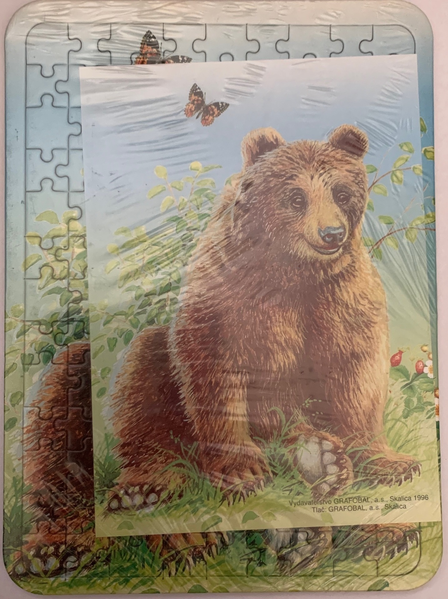 Puzzle medveď 117ks