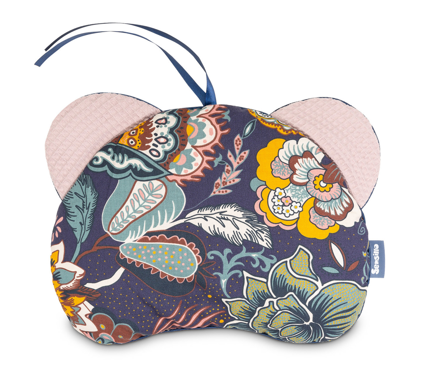 Sensillo vankúšik do kočíka Wafel Boho/ružový