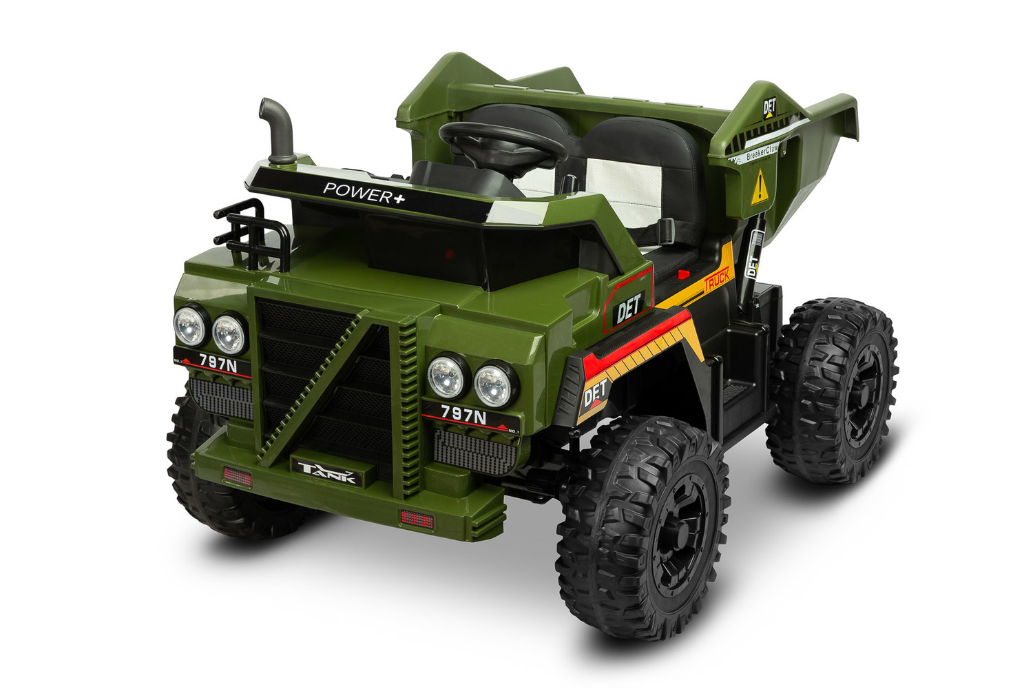 Toyz Elektrické vozidlo TANK zelené