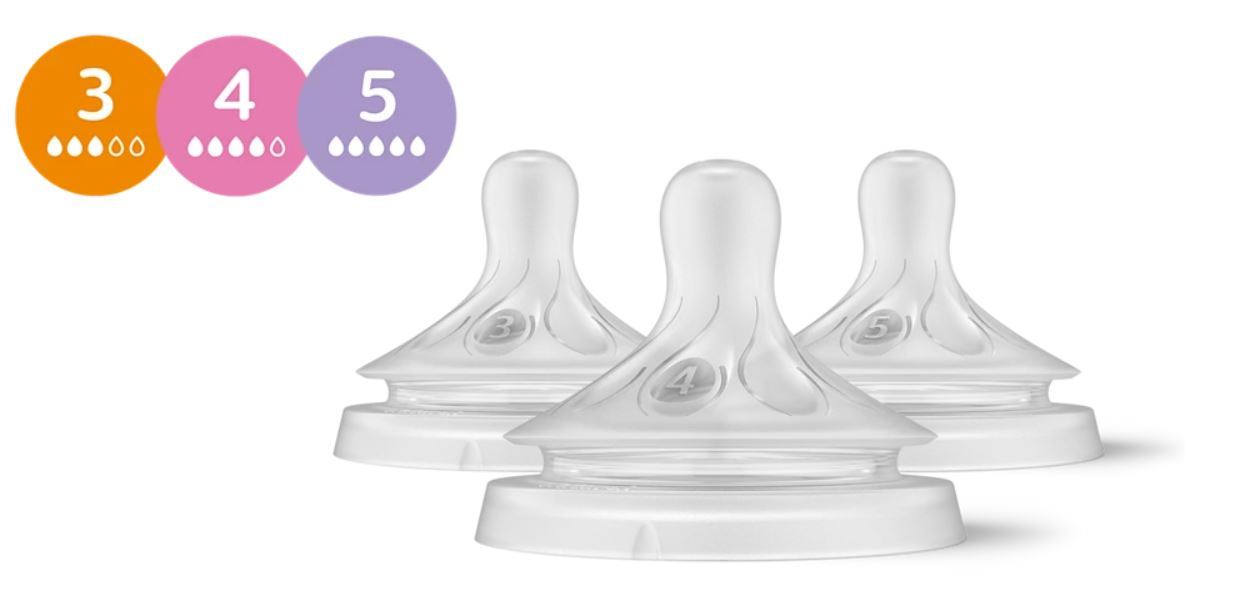 Avent Silikónový cumlík Natural Response rôzne prietoky