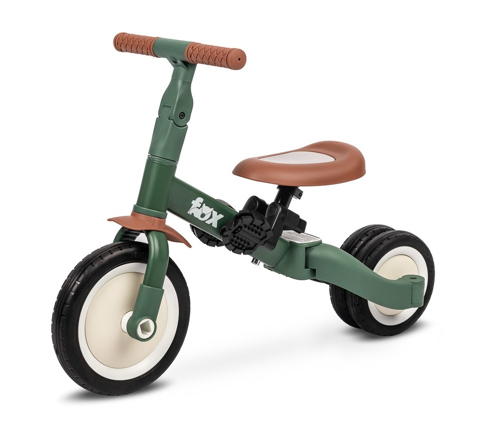 Toyz Detské odrážadlo/trojkolka FOX 4v1 green