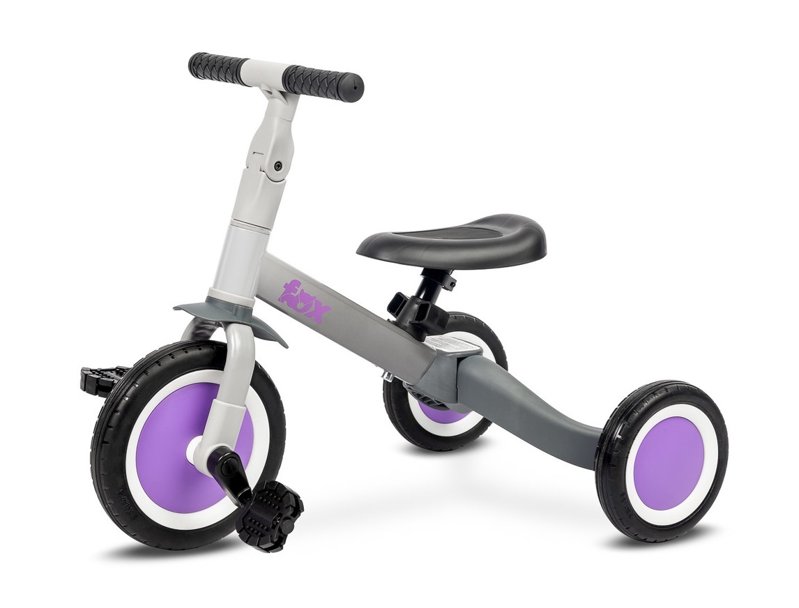 Toyz Detské odrážadlo/trojkolka FOX 4v1 grey