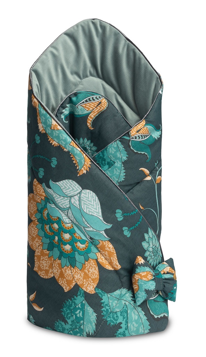 Sensillo zavinovačka Velvet smaragdový raj 75x75 cm