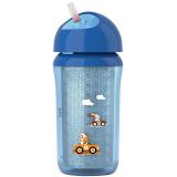 AVENT IZO hrnček so slamkou 260 ml modrá