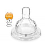 Avent SCF634/27 Cumlík AIRFLEX 4 otvory od 6 m, 2 ks