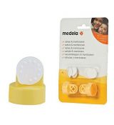 Medela 2 ventily vr. 6 bielych membrán