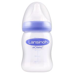 Lansinoh Dojčenská Fľaša s cumlíkom NaturalWave Cumlom, 160 ml.