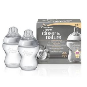 Tommee Tippee Kojenecká fľaša 0m+, 2x260ml.