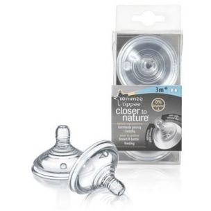 Tommee Tippee 211224  Náhradné cumlík C2N stredný prietok 3+, 2ks