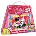 Clementoni Puzzle s drahokamami Minnie nakupuje 104 dielikov