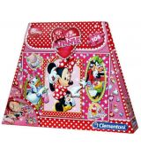 Clementoni Puzzle s drahokamami žiarivá Minnie 104 dielikov