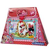 Clementoni Puzzle s drahokamami Minnie pred zrkadlom 104 dielikov