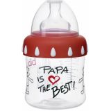 Bibi Antikoliková fľaša so širokým hrdlom Papa is the Best, 150 ml