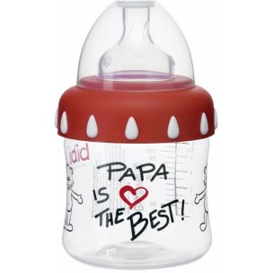 Bibi Antikoliková fľaša so širokým hrdlom Papa is the Best, 150 ml