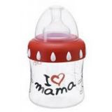 Bibi Antikoliková fľaša so širokým hrdlom I Love Mama, 150 ml