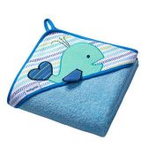 BabyOno 141/04 froté osuška s kapucňou modrá 76x76cm