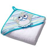 BabyOno 141/06 froté osuška s kapucňou biela 76x76cm