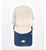 Sensillo Fusak z ovčieho rúna navy (95x40)