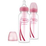 Dr. Brown's Dojčenská fľaša s úzkym hrdlom OPTIONS ružové 2x250 ml