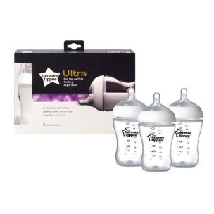 Tommee Tippee Ultra fľaša Ultra 0m+, 3x260 ml.