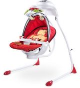 Caretero Detská hojdačka Bugies red