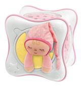 Chicco Projektor dúhová kocka růžová
