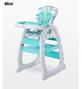 Caretero Jedálenská stolička HOMEE mint