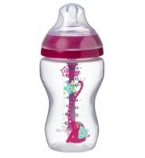 Tommee Tippee cumlíková fľaša plastová Anti-Colic Girl 340 ml.