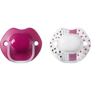 Tommee Tippee Cumlík Urban Style Girl 6-18 m, 2 ks