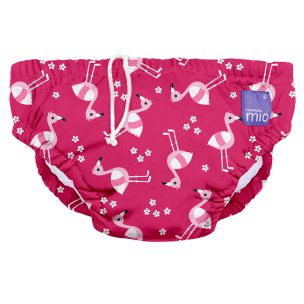 Bambino Mio kúpacie nohavičky Flamingo, 6-12 mesiacov