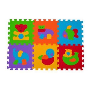 BabyOno penové puzzle Zvieratka 6 ks