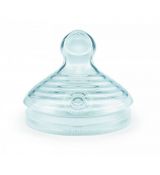 NUK cumlík na fľašu Nature Sense veľ.M 0-6m, 2ks