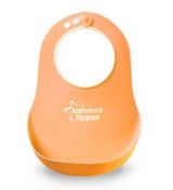 Tommee Tippee 635006 plastový podbradník oranžový, 6m+