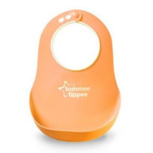 Tommee Tippee 635006 plastový podbradník oranžový, 6m+