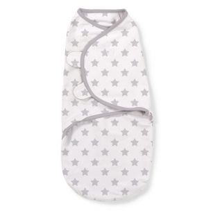 SUMMER INFANT Zavinovačka SwaddleMe Grey Star, veľ. S