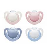 NUK silikónový cumlík Genius rose/blue 18-36m, 2ks