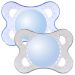 MAM silikónový cumlík Crystal Soother modrý 2ks, 0m+