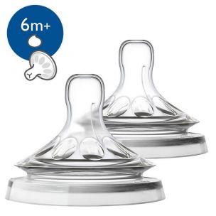 Avent SCF046/27 Cumlík Natural na prirodzené kŕmenie Y cut 6m+, 2 ks