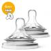 Avent SCF044/27 Cumlík Natural na prirodzené kŕmenie 4 otvory 6m+, 2 ks