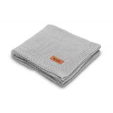 Sensillo Bavlnená pletená deka šedá 100x80 cm