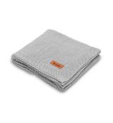 Sensillo Bavlnená pletená deka šedá 100x80 cm